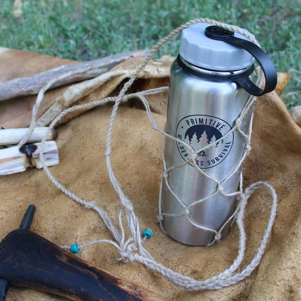 Handmade Net Bottle Carrier