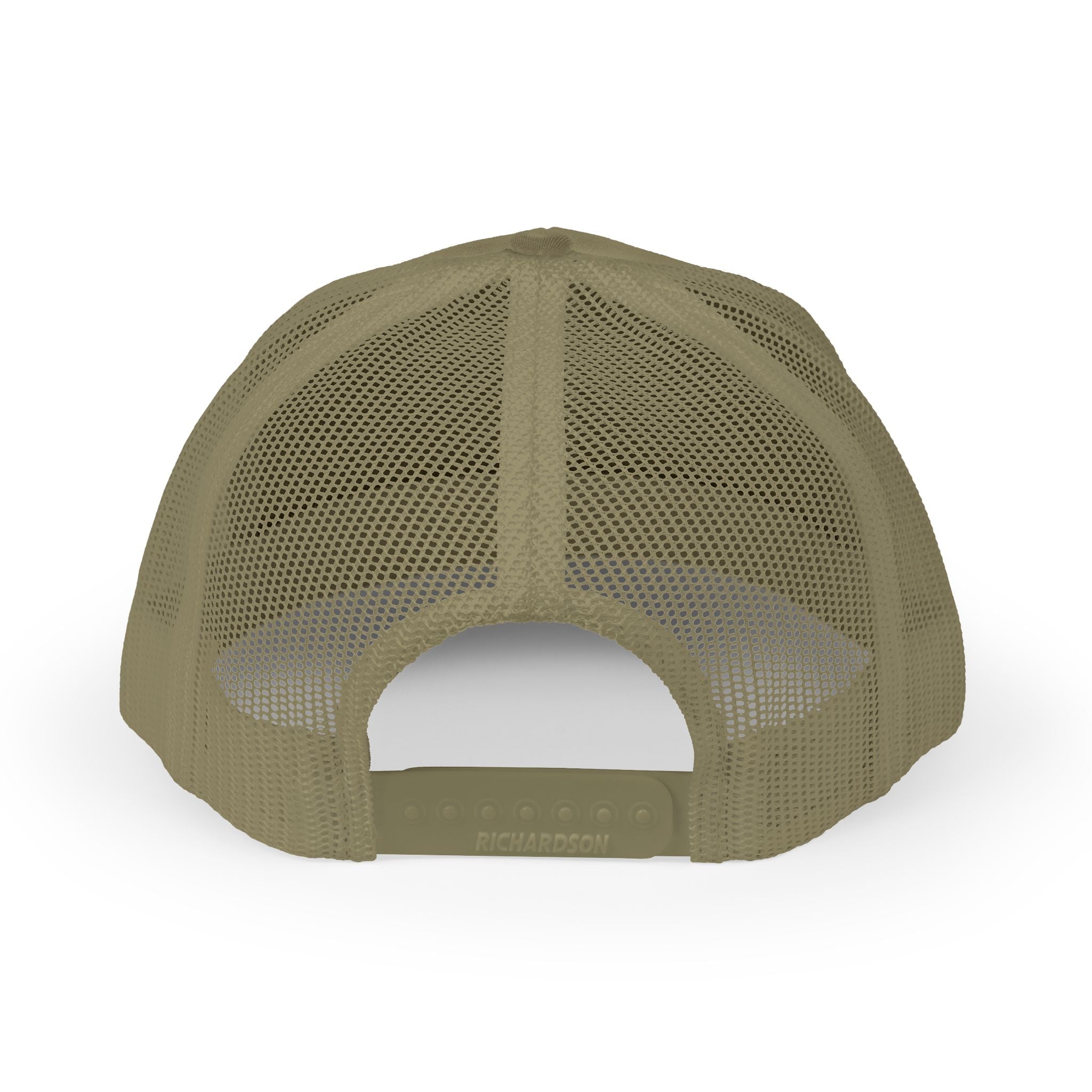 Adventure Patch Trucker Hat — "Routine Wilderness Escape" Embroidered Snapback